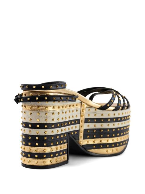 Valentino Garavani studded sandals - Black