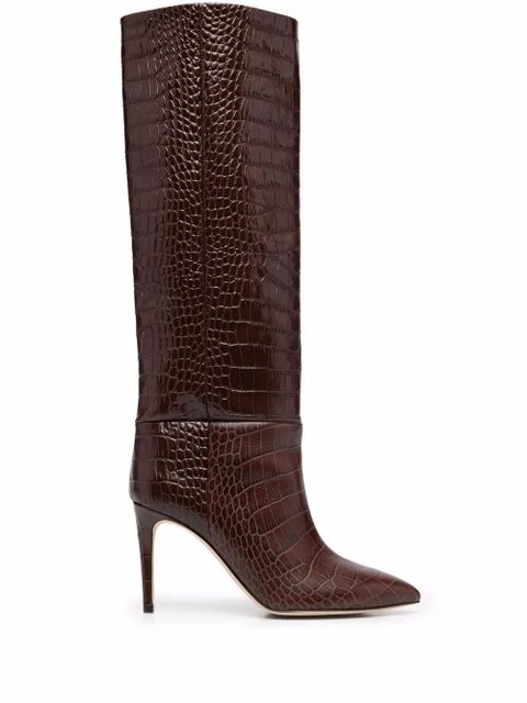 Paris Texas stiletto 85 boots - Brown - zdjęcie produktu nr 1