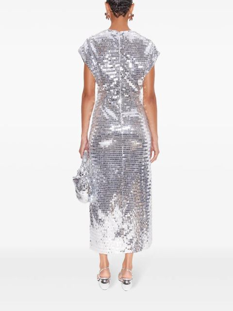 Simon Miller Argan sequin-embellished dress - Silver
