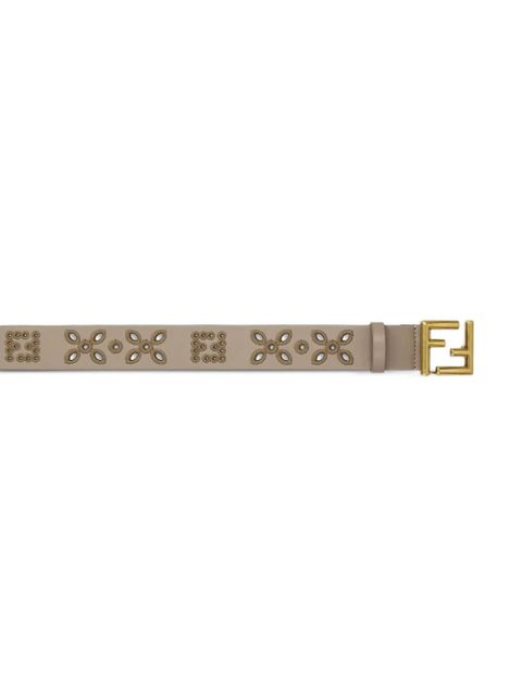 FENDI logo-buckle belt - Neutrals - zdjęcie produktu nr 2