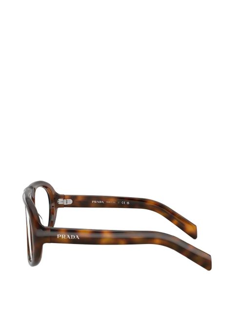 Prada Eyewear pilot-frame sunglasses - Brown