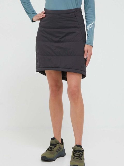 Jack Wolfskin spódnica sportowa Alpengluehen kolor szary mini 1507631 - zdjęcie produktu nr 1