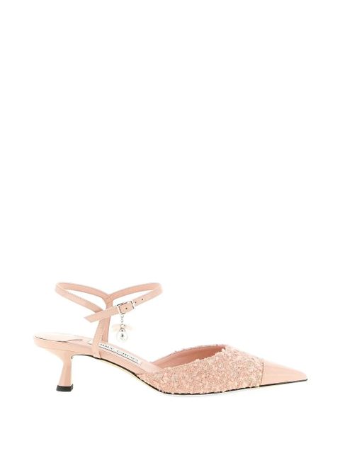 Jimmy Choo pearl-pendant slingback pumps - Pink - zdjęcie produktu nr 1