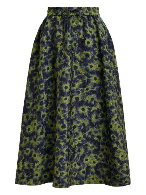 Essentiel Antwerp floral-print skirt - Green - zdjęcie produktu nr 1