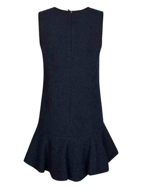 PINKO tweed ruffled dress - Blue - zdjęcie produktu nr 2
