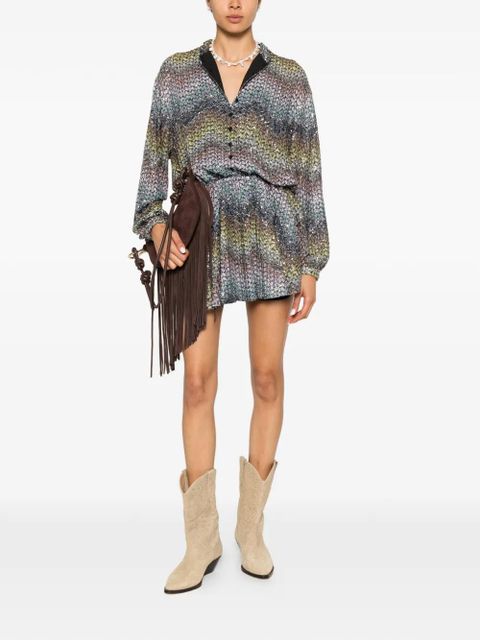 Missoni sequin-embellished mini dress - Blue - zdjęcie produktu nr 2