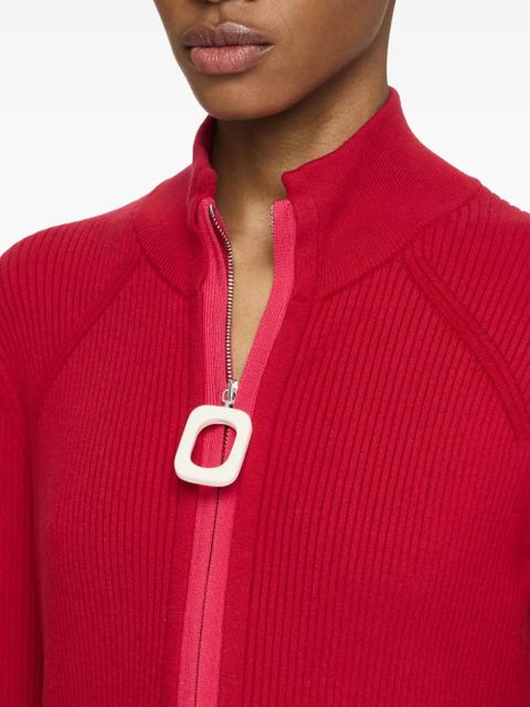 JW Anderson zip-up cardigan - Red