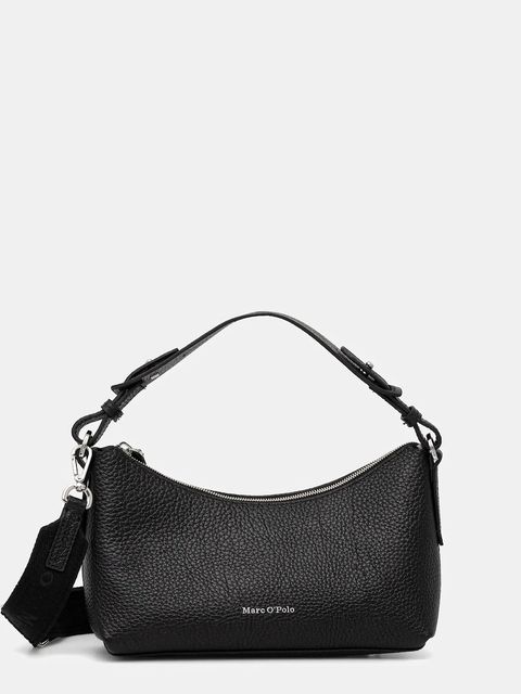 Marc O'Polo torebka skórzana kolor czarny 50819650801109 - zdjęcie produktu nr 1