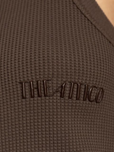 The Attico Logo Top - Brown