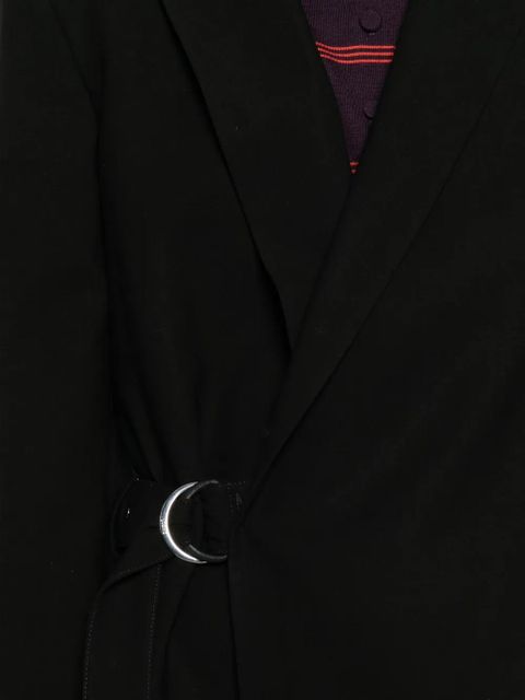 LOEWE buckled wool blazer - Black