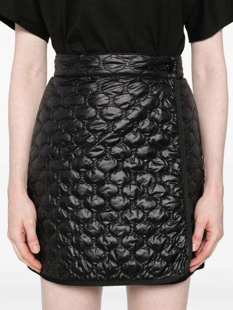 Moncler quilted mini skirt - Black