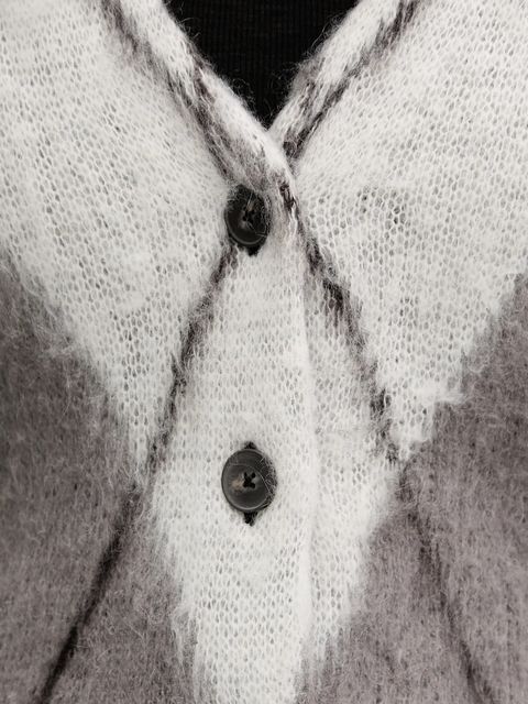 Sisley kardigan z dodatkiem moheru damski kolor szary 1TQIL602Y