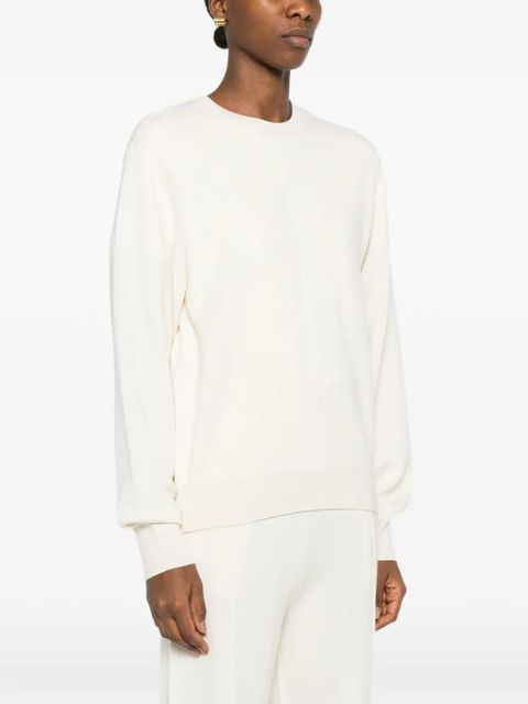 TOTEME crew-neck sweater - Neutrals