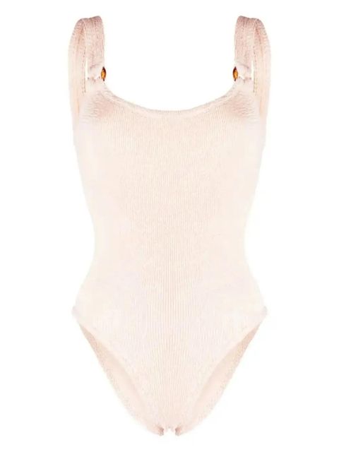 Hunza G Domino ribbed one-piece - Neutrals - zdjęcie produktu nr 1