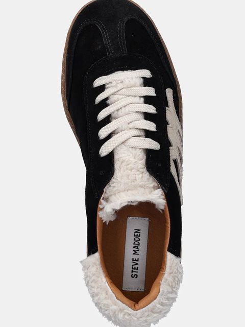 Steve Madden sneakersy zamszowe Emina damskie kolor czarny 11004897