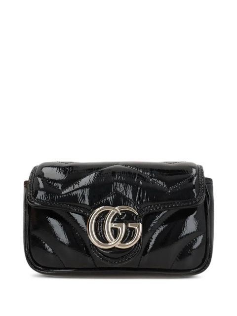 Gucci small GG Marmont shoulder bag - Black - zdjęcie produktu nr 1
