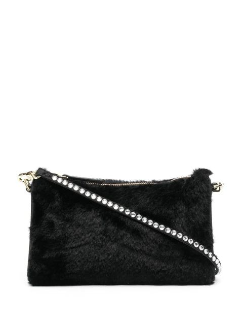 Manu Atelier faux-fur zipped bag - Black - zdjęcie produktu nr 1