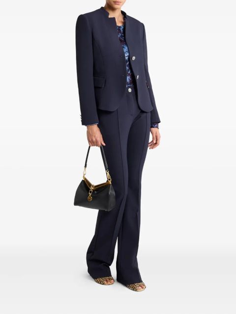 ETRO button-fastening flared trousers - Blue - zdjęcie produktu nr 2