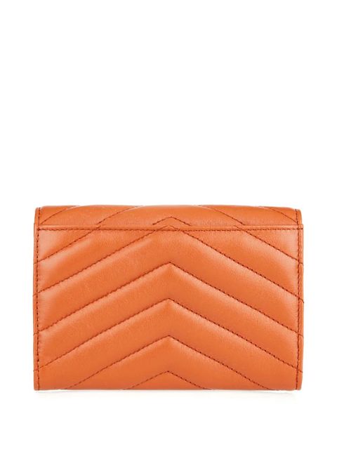 Saint Laurent chevron logo wallet - Orange - zdjęcie produktu nr 2