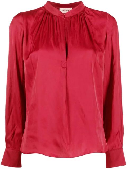 Zadig&Voltaire Tink satin blouse - Red - zdjęcie produktu nr 1