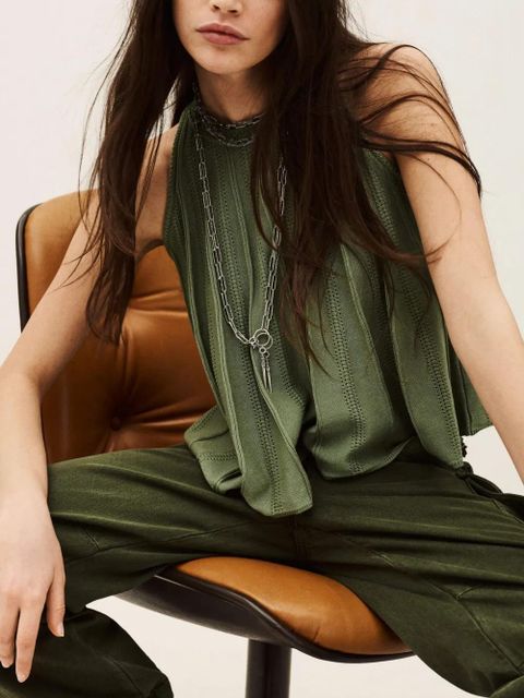 Ba&Sh ribbed top - Green