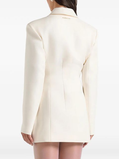 Manière De Voir Amelie button blazer dress - Neutrals