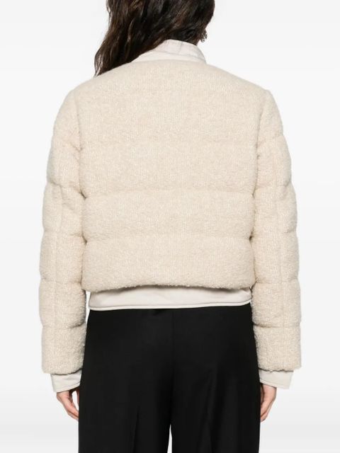 Moncler button-down bomber jacket - Neutrals - zdjęcie produktu nr 2