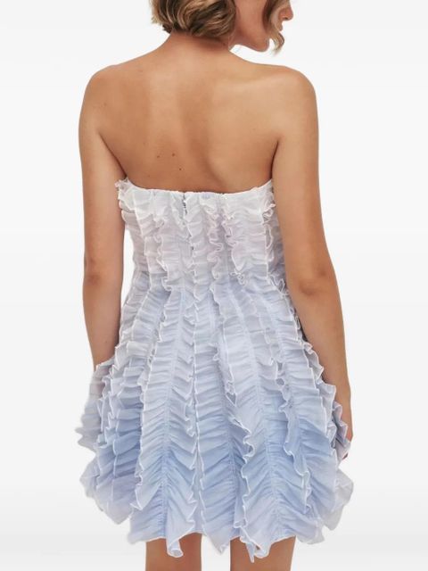 Aje Temperance ruffled mini dress - Blue