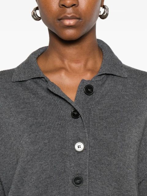 TWINSET buttoned polo-collar sweater - Grey
