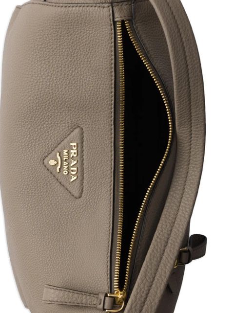 Prada leather shoulder bag - Grey - zdjęcie produktu nr 2