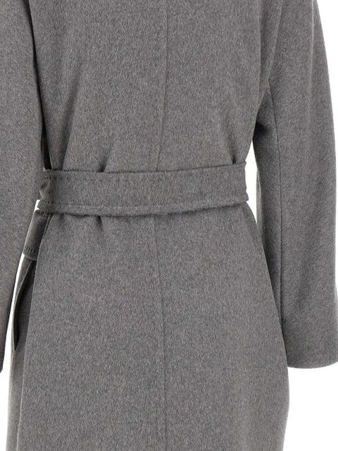 Max Mara Astro belted double-breasted coat - Grey