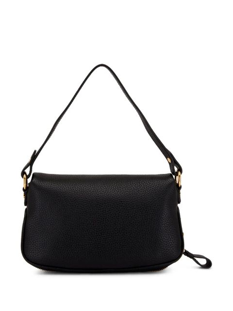 TOM FORD folded-design pebbled-leather shoulder bag - Black - zdjęcie produktu nr 2