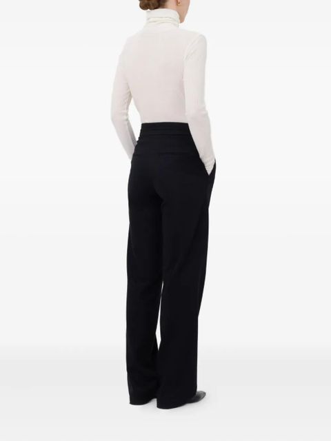 LouLou de Saison HARLEM pleated drawstring trousers - Black