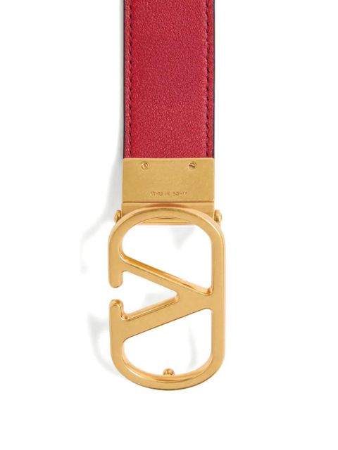 Valentino Garavani VLogo Signature reversible belt - Black