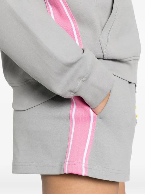 Casablanca striped drawstring shorts - Grey