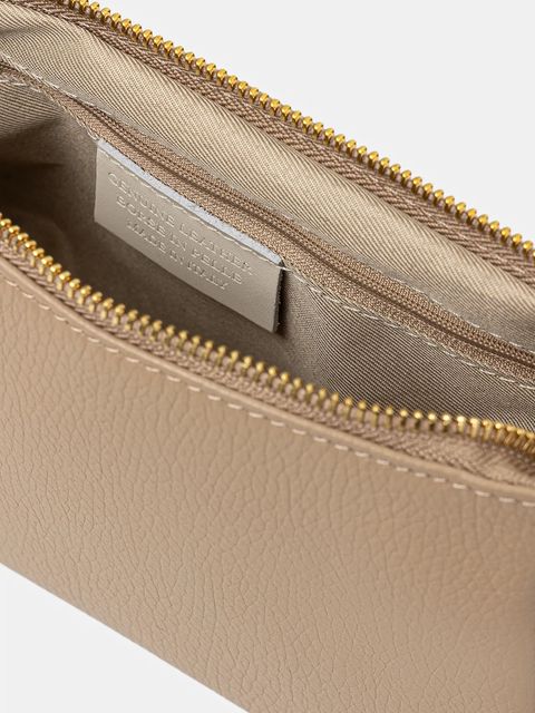 Answear.LAB torebka skórzana kolor beżowy