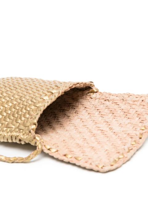 DRAGON DIFFUSION leather cross-body bag - Gold - zdjęcie produktu nr 2