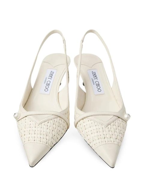 Jimmy Choo 45mm Amita pumps - White