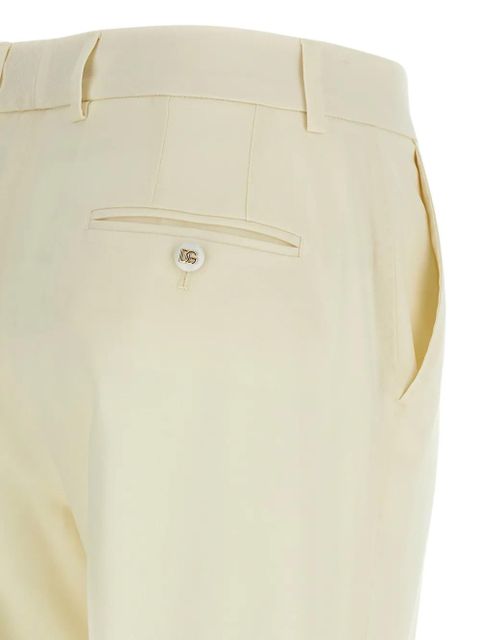 Dolce & Gabbana pleated trousers - White