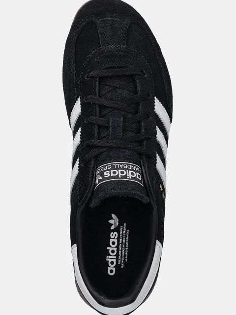 adidas Originals sneakersy zamszowe Handball Spezial Lo Pro damskie kolor czarny KJ3629