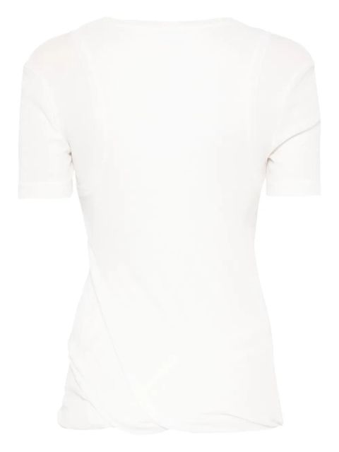 Jil Sander short-sleeves crew-neck T-shirt - White - zdjęcie produktu nr 2