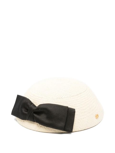 Valentino Garavani bow-detail woven hat - Neutrals - zdjęcie produktu nr 1