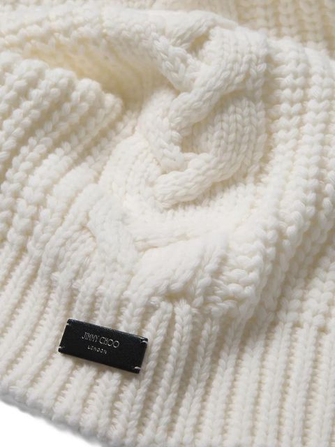 Jimmy Choo Yukiko scarf - White - zdjęcie produktu nr 2