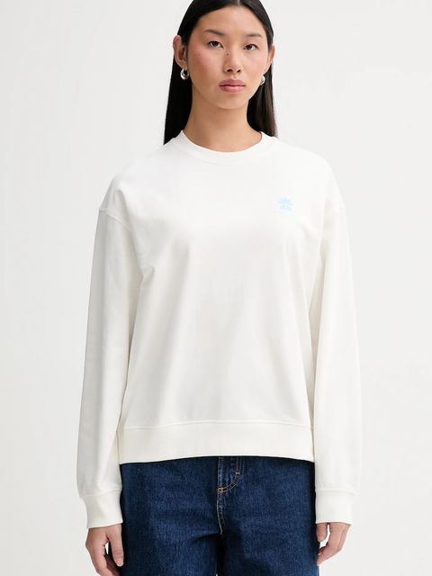 Marc O'Polo bluza bawełniana damska kolor beżowy z nadrukiem 5000009350