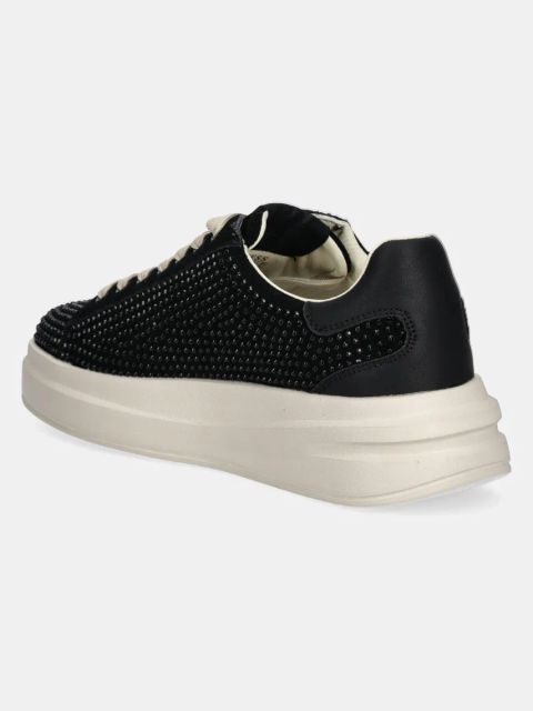 Guess sneakersy skórzane ELBINA kolor czarny FLPELB SUE12