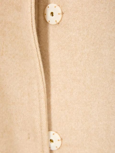 Max Mara buckled chaquetón jacket - Neutrals