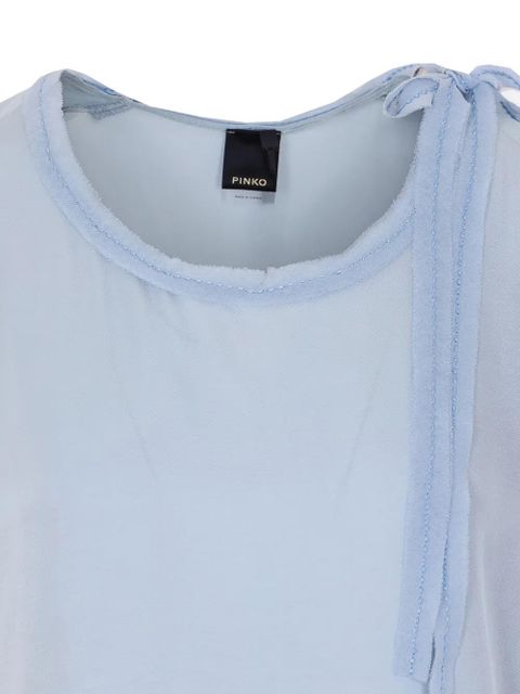 PINKO Bertha tie-detail blouse - Blue