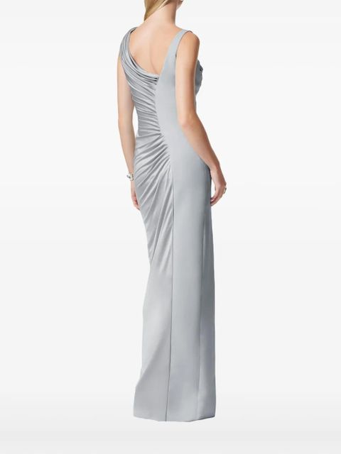 Versace Medusa '95 draped gown - Grey