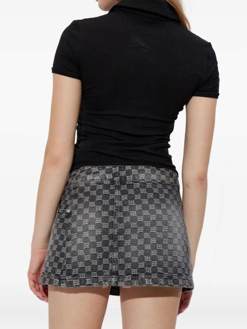 MISBHV V-neck logo top - Black