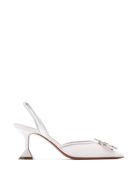 Amina Muaddi Begum pumps - White - zdjęcie produktu nr 1